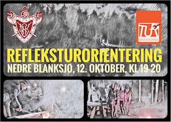 Bli med på Refleks-TurOrientering 12. oktober!